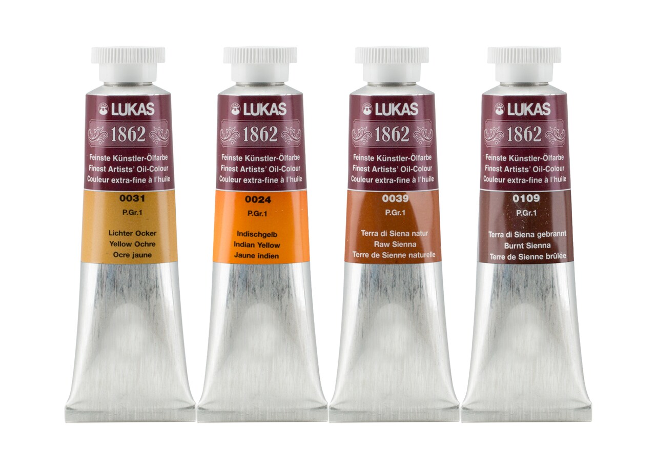 Lukas 1862 Professional Artist Oil Paint - Fast-Drying, Non-Yellowing, Highly Pigmented Oil Paint, Open Stock and Sets